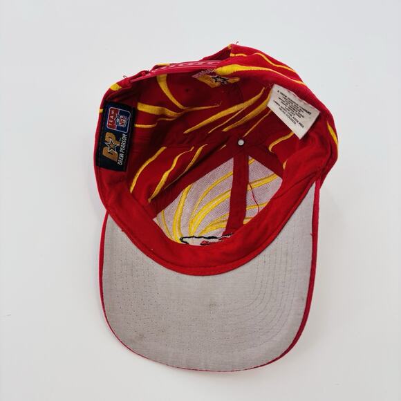 Vintage Kansas City Chiefs Hat Cap Snap Back Drew Pearson Swirl 90’s NFL - Picture 5 of 6